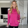 Emma pulóver pink – Kötött női pulóver – Innova Fashion – 2. kép